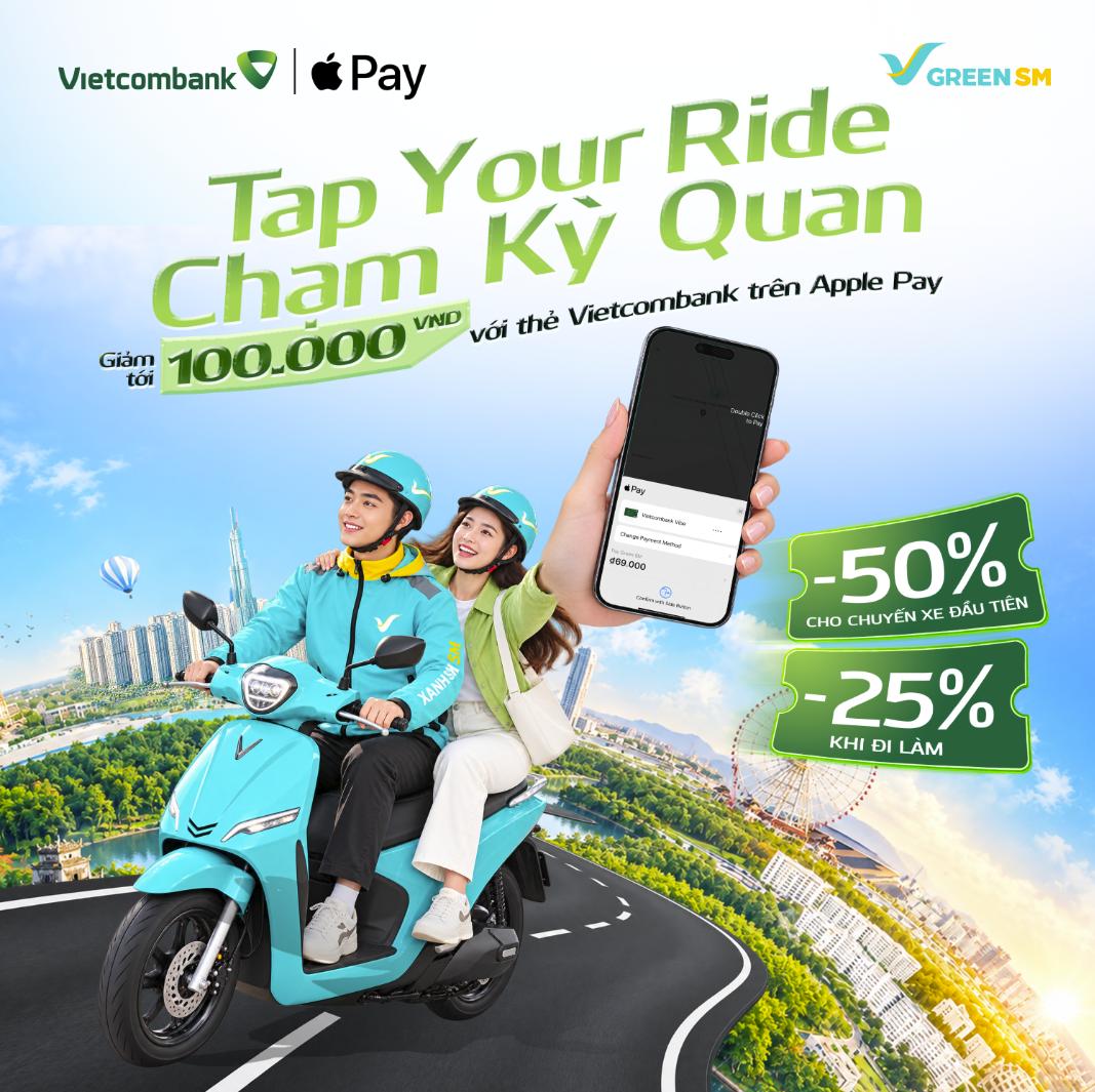 Vietcombank x Green SM - Apple Pay