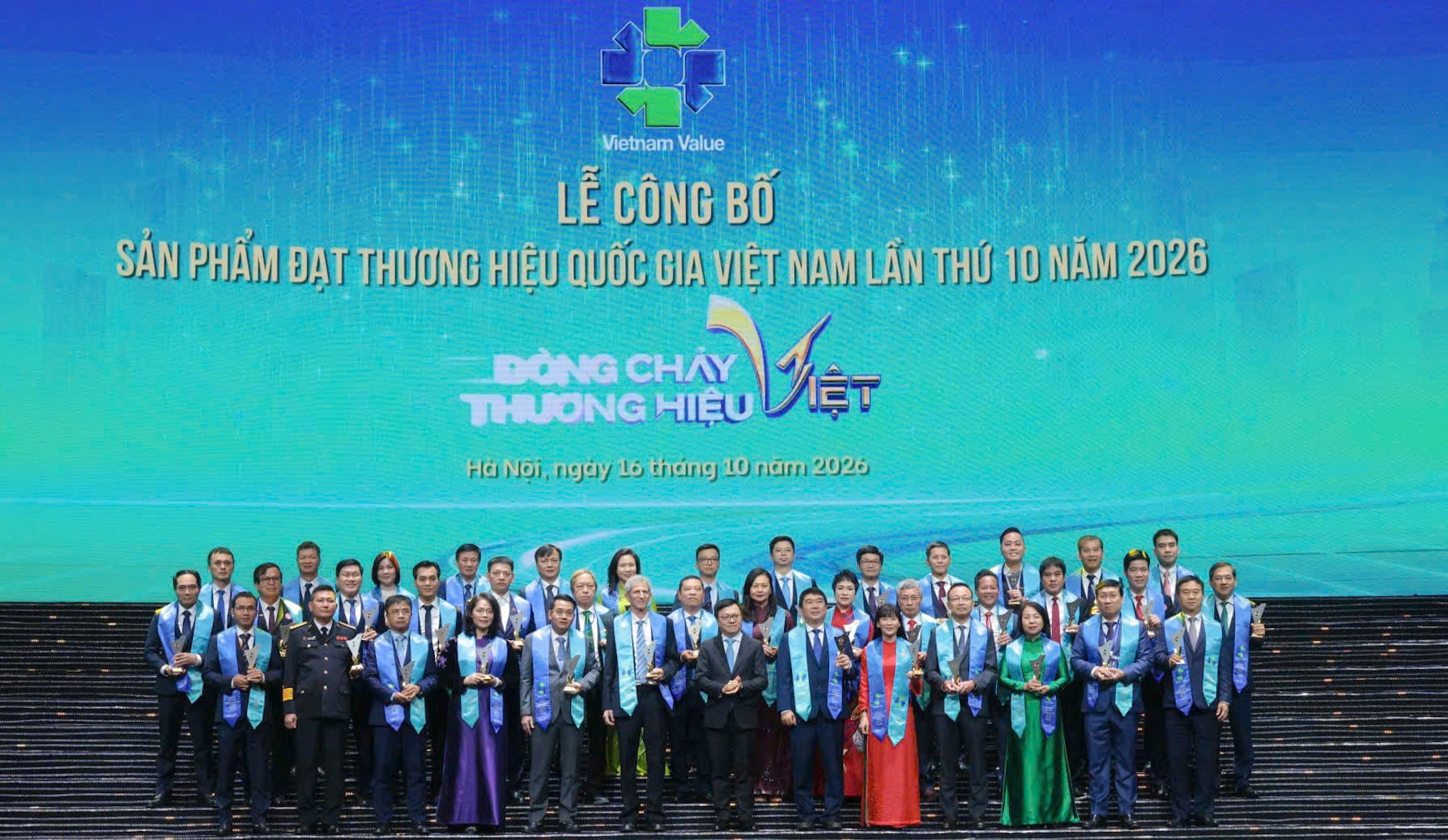 Vietcombank là ngân hàng duy nhất được vinh danh Thương hiệu quốc gia Việt Nam qua tất cả các kỳ bình chọn từ năm 2003 đến nay (10 kỳ)