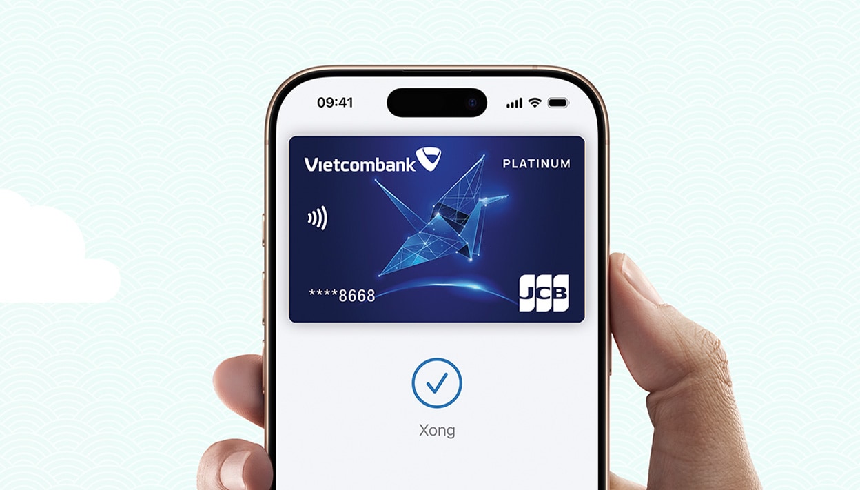 Vcb Pay Receive up to VND 650,000 with Vietcombank JCB and Apple Pay