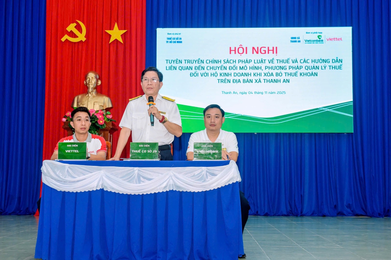 Vietcombank Bắc Bình Dương đồng hành cùng Thuế Cơ sở 29 TP.HCM triển ...