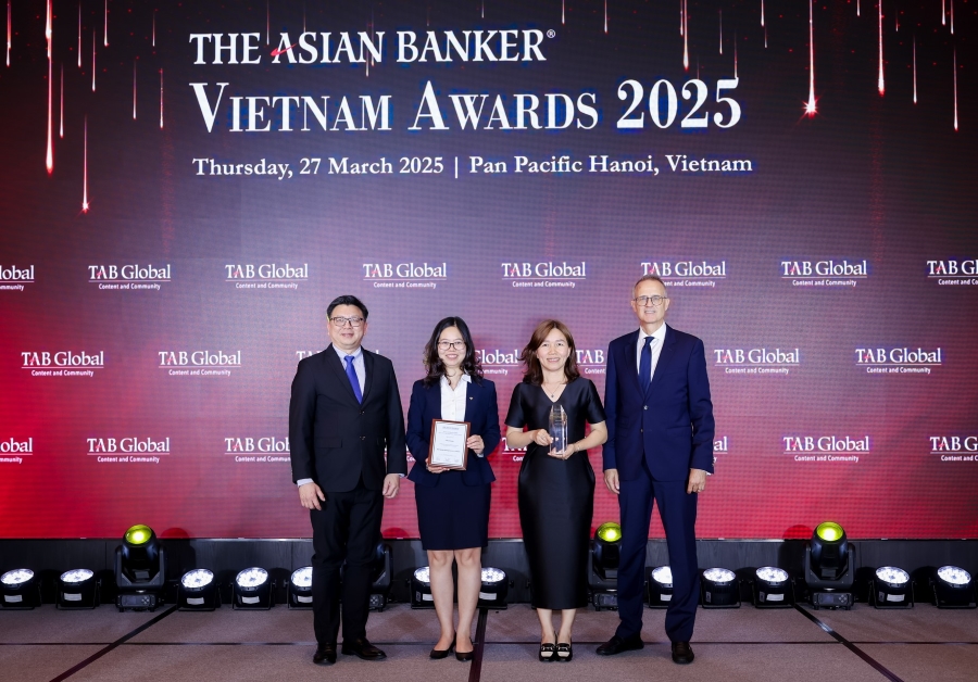 Vietcombank honored with two major awards by The Asian Banker