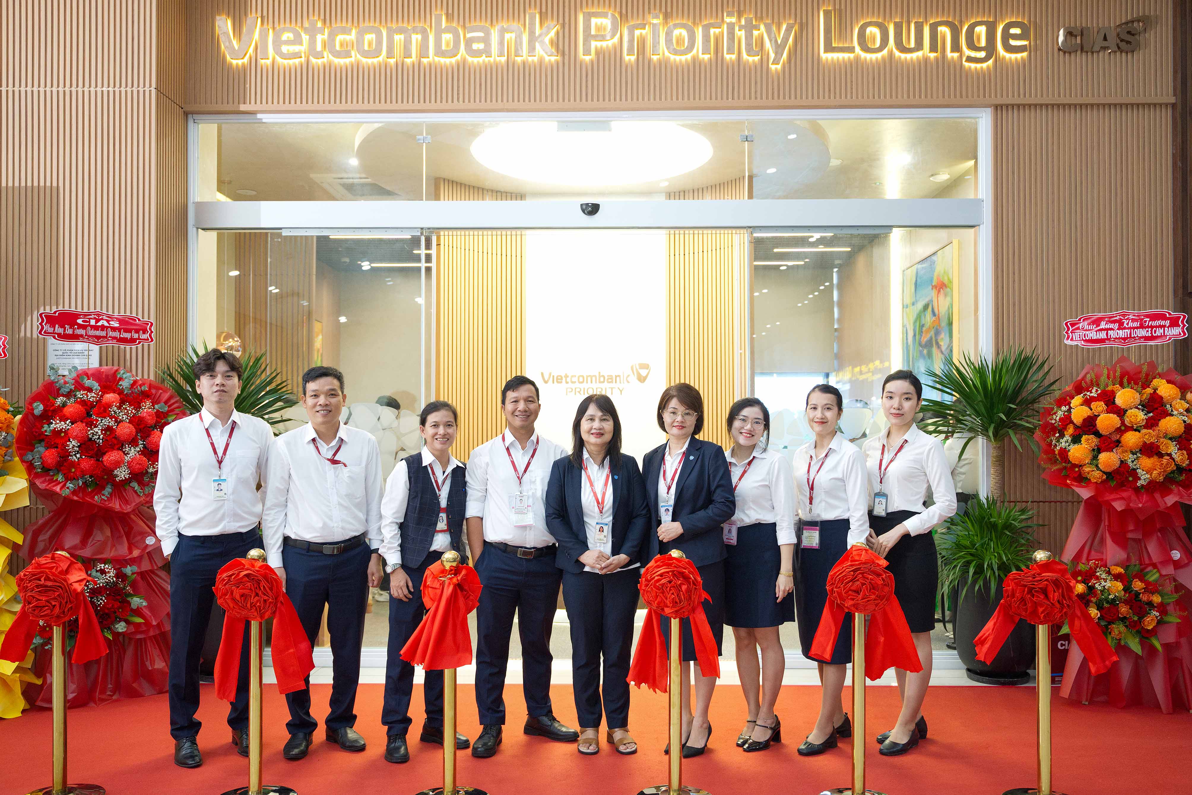 Hình ảnh tại lễ khai trương Vietcombank Priority Lounge Cam Ranh