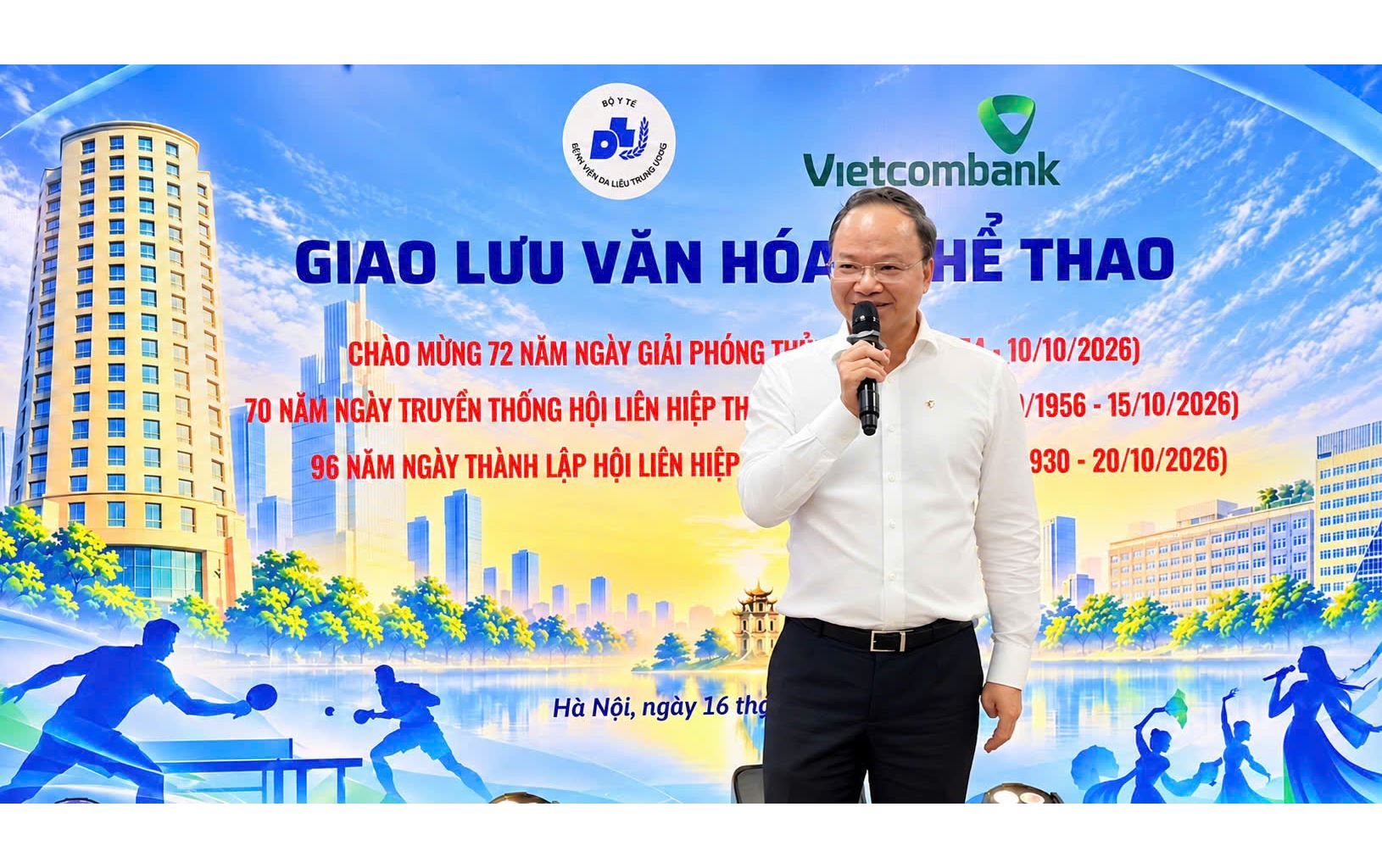 Ông Lê Quang Vinh – Thành viên HĐQT, Tổng Giám đốc Vietcombank phát biểu
