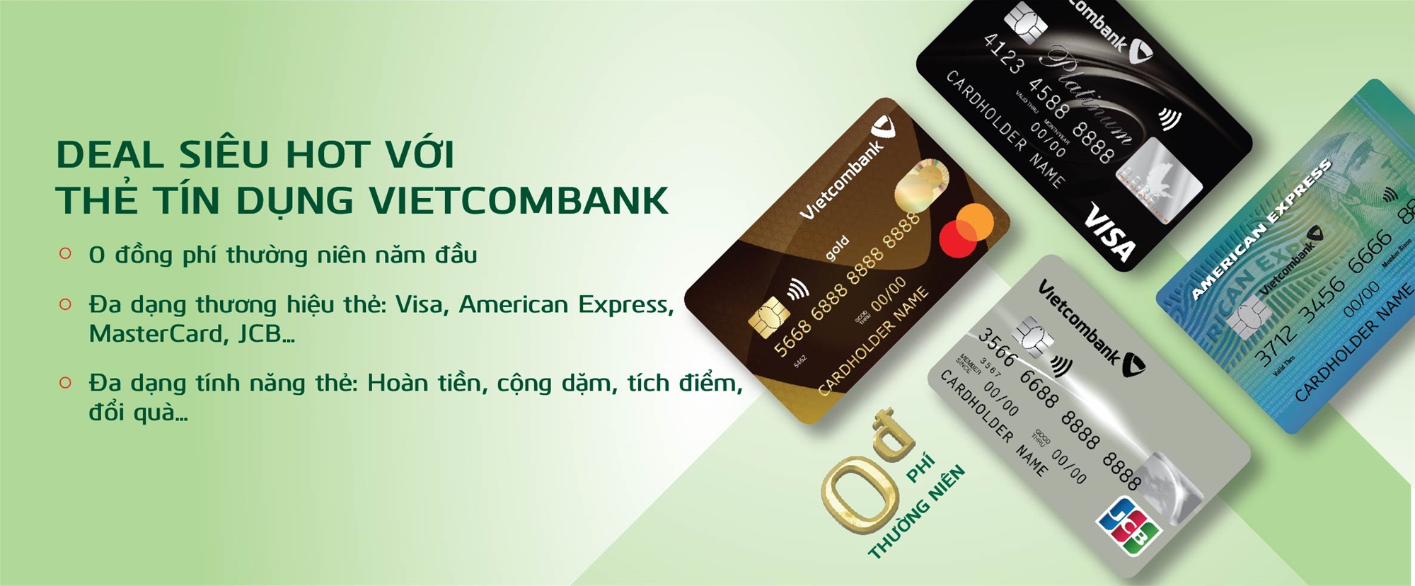 Đăng Ký Mở Thẻ Trực Tuyến - Vietcombank